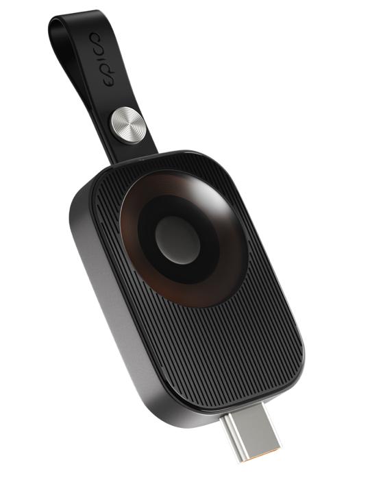 Bezdrátová nabíječka Epico UltraBase mini USB-C Apple Watch, černá