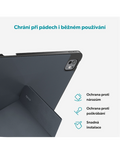 Flip SolidWoven iPad Pro 12,9" Air 13", černá