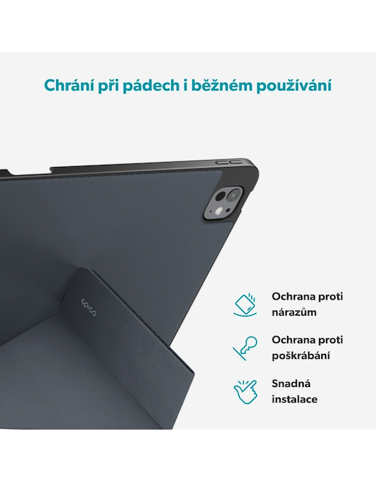 Flip SolidWoven iPad Pro 12,9" Air 13", černá
