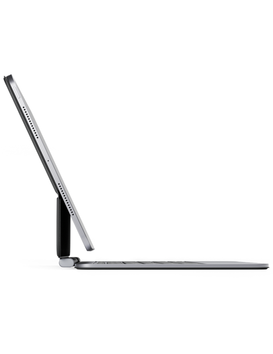 Epico UltraBoard tenká hliníková klávesnice s pouzdrem EK40 iPad Pro 11" (1.-4. gen)/Air 10,9" (A14-M1)/Air 11" (M2-M4) - CZ - v, černá