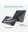 Epico SolidWoven Flip Case iPad Pro 11" (1.-4. gen)/Air 10,9" (A14-M1)/Air 11" (M2-M4) - černá (O2), černá