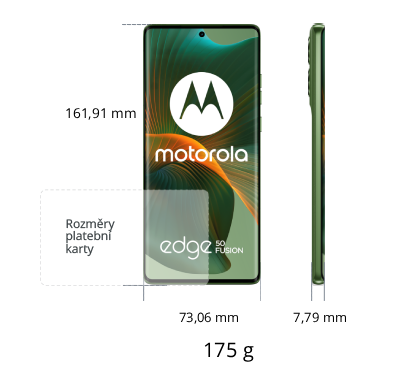 Motorola Edge 50 Fusion 5G 256GB, zelená