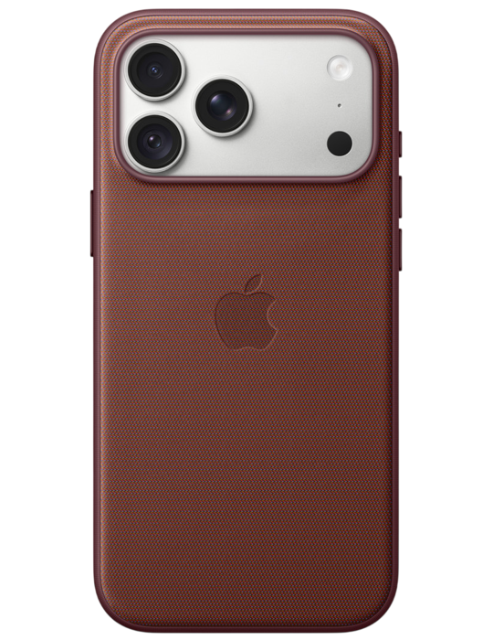 Apple Kryt z tkaniny TechWoven s MagSafe na iPhone 18 Pro Max burgundsky, burgundsky červená
