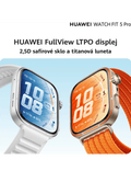 Hodinky HUAWEI FIT 5 Pro, oranžová