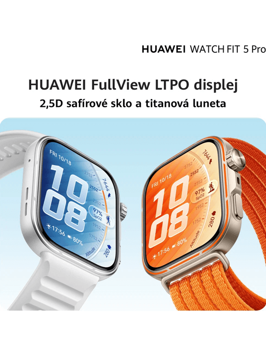 Hodinky HUAWEI FIT 5 Pro, oranžová