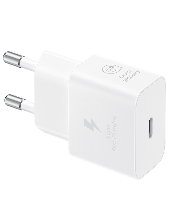 Nabíječka Samsung USB-C 25W bez kabelu, bílá