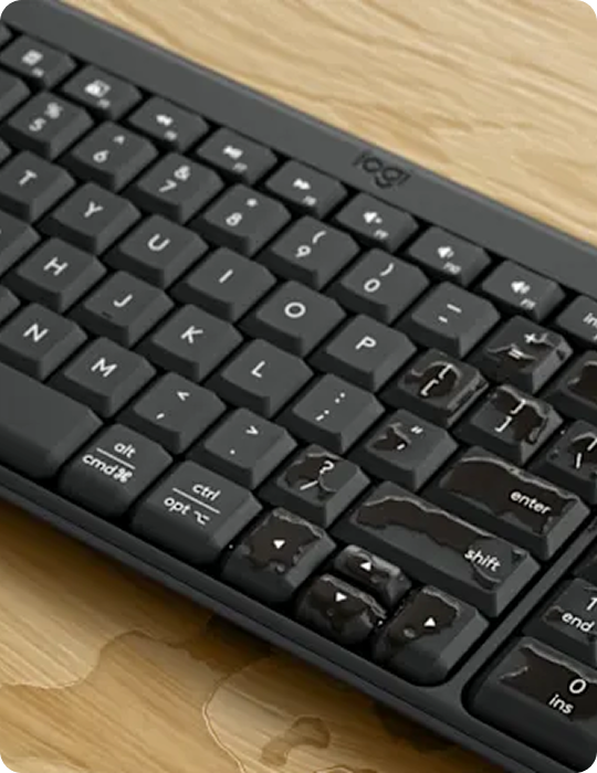 Klávesnice Logitech K250 Bluetooth, černá