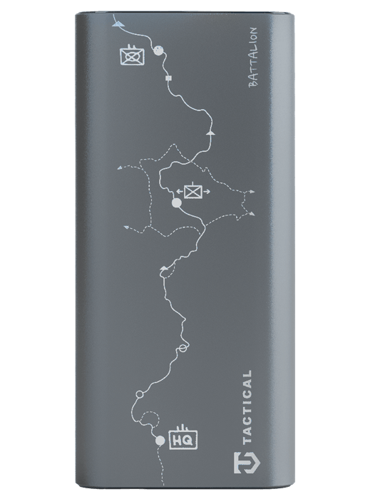 Powerbanka Tactical Squad Battalion 65W 20 000mAh, šedá