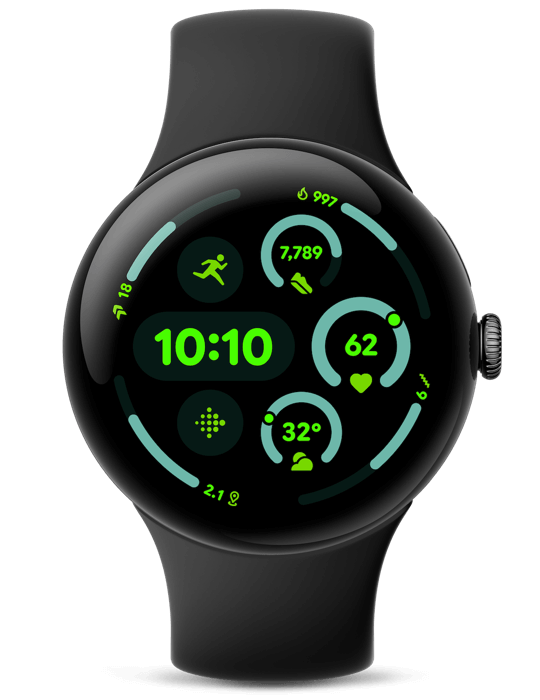 Hodinky Google Pixel Watch3 45mm, Obsidian