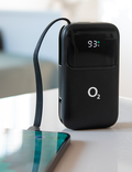O2 powerbanka 10 000 mAh 20W PD 3.0/QC, černá