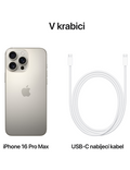iPhone 16 Pro Max 512GB 5G, přírodní titan