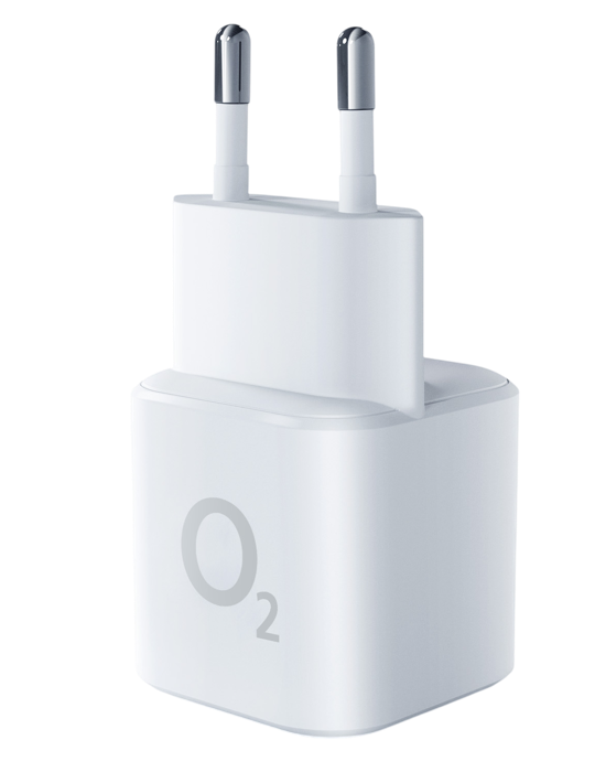 O2 nabíječka 65W USB-C, bílá