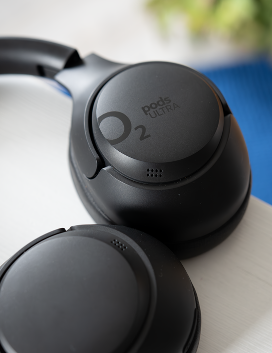Sluchátka přes hlavu O2 Pods Ultra, černá