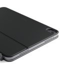 Tenká hliníková klávesnice s pouzdrem EK40 pro Apple iPad 10,9" (2022)/11", černá
