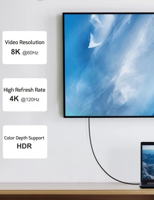 SWISSTEN Datový video kabel USB 4.0, USB-C, 240 W 0,5m, černá