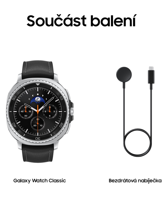 Hodinky Samsung Galaxy Watch 8 Classic 46mm LTE, černá