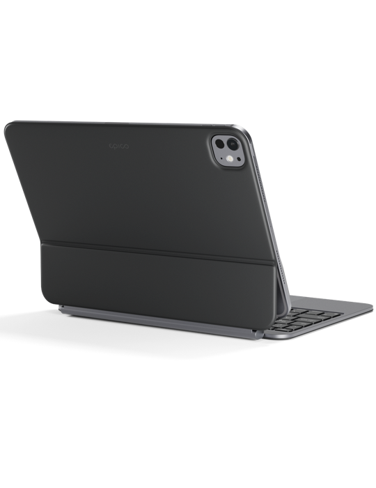 Epico UltraBoard tenká hliníková klávesnice s pouzdrem EK40 iPad Pro 11" (1.-4. gen)/Air 10,9" (A14-M1)/Air 11" (M2-M4) - CZ - v, černá