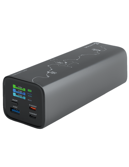 Powerbanka Tactical Squad Head Quarters 65W 27 000mAh, šedá