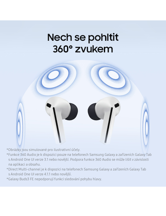 Sluchátka Samsung Galaxy Buds3 FE, černá