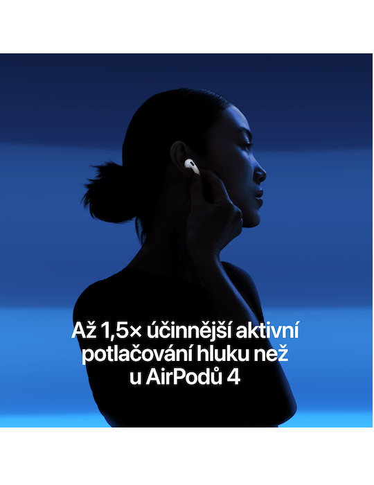 Sluchátka Apple AirPods 5 s bezdrátovým nabíjecím pouzdrem, bílá
