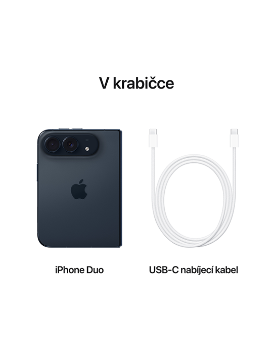 iPhone Duo 5G 1TB, soumračně modrá