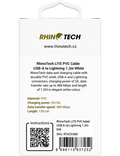 RhinoTech kabel Lite PVC USB-A na Lightning 1,2m, bílá
