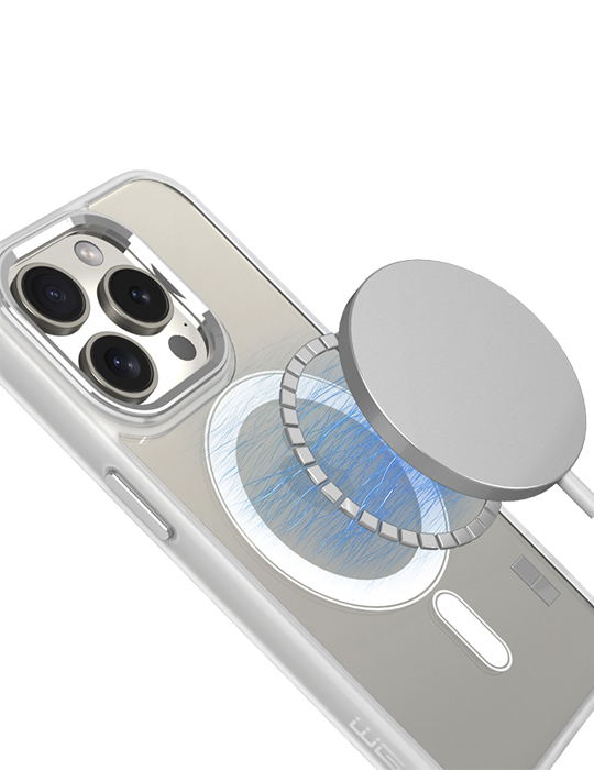 Kryt Iron Eye Magnet Apple iPhone 15 Pro, bílá