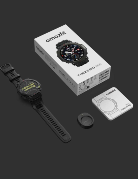 Hodinky Amazfit T-Rex 3 Pro 48mm, černá