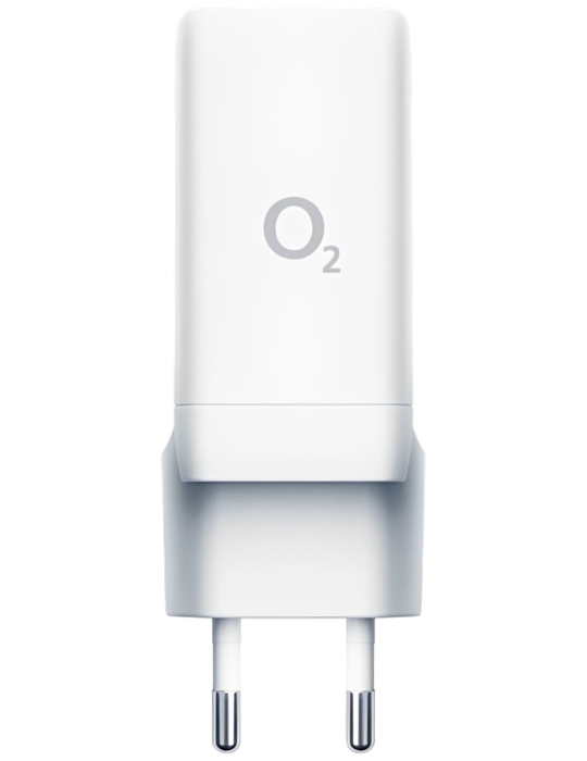 Nabíječka O2 2xUSB-C + USB-A 67W Power Delivery + technologie GaN ECO, bílá