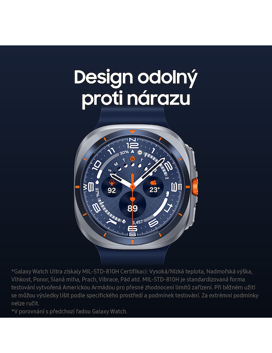 Hodinky Samsung Galaxy Watch Ultra 2025, šedá