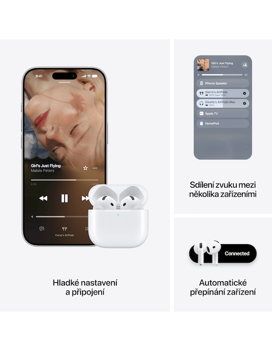 Sluchátka Apple AirPods 5, bílá