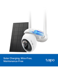 Solárně napájená bezpečnostní kamera s otáčením/naklápěním (Pan/Tilt), Wi-Fi a 4G LTE (Sada) Tapo C665G KIT, bílá