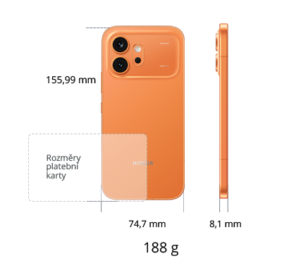 Honor 600 5G 512GB, oranžová