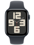 Apple Watch SE GPS + Cellular 44mm temně inkoustové hliníkové pouzdro, temně inkoustová - sportovní řemínek M/L