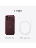 iPhone 18 Pro Max 5G 1TB, burgundsky červená