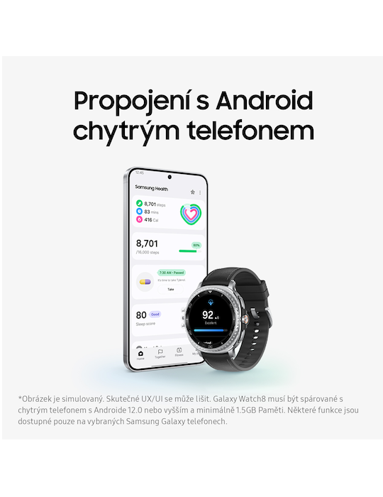 Hodinky Samsung Galaxy Watch 8 Classic 46mm LTE, černá