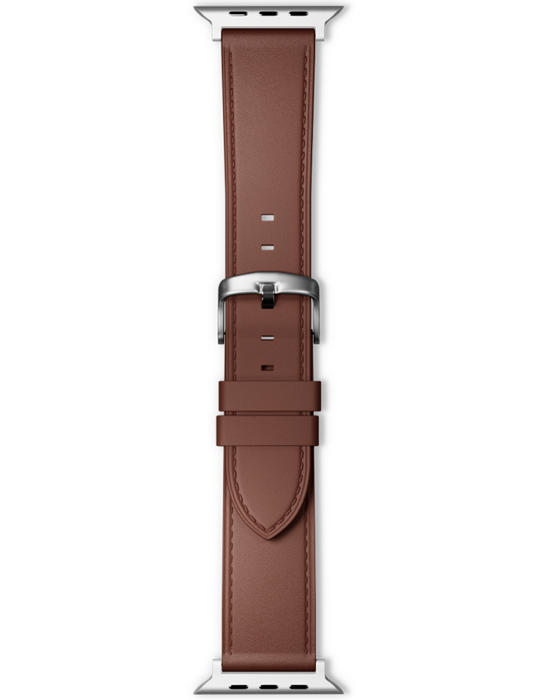 Řemínek Apple Watch Leather 42/44/45/46/49, hnědá