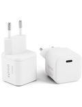 Dynamický síťový adaptér Micro AVS GaN 100W, bílá