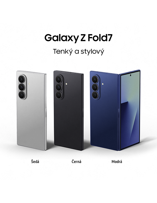 Samsung Galaxy Z Fold7 5G 256GB, modrá