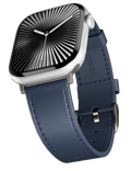 Řemínek Apple Watch Leather 42/44/45/46/49 mm, modrá