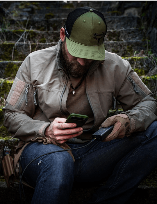 Powerbanka Tactical Squad Battalion 65W 20 000mAh, šedá