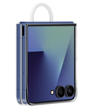 Kryt s držákem na prst Samsung Galaxy Z Flip7, transparent