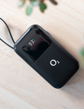 O2 powerbanka 10 000 mAh 20W PD 3.0/QC, černá