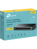 Switch TL-LS109P 1xLAN + 8xLAN s PoE, černá