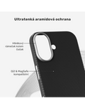 Kryt Epico UNUM SlimAramid Mag+ pro iPhone 17, černá