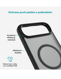 Kryt Epico Hero Matte Pro Mag+ iPhone Air Qi2 & Magsafe kompatibilní, černá