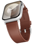 Řemínek Apple Watch Leather 38/40/41/42 mm, hnědá