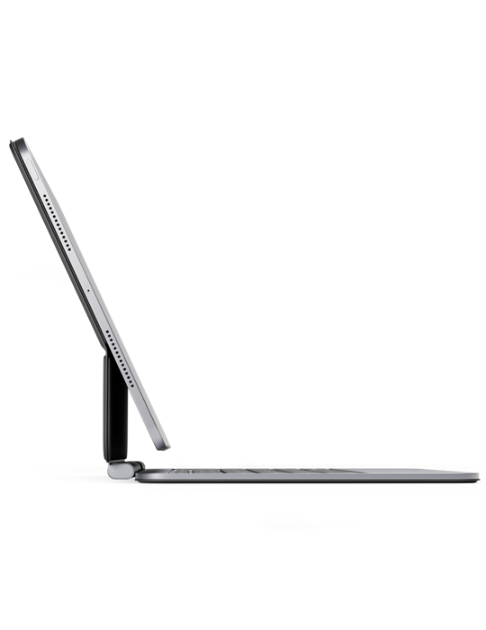 Epico tenká hliníková klávesnice EK40 iPad Pro 12,9" (3.-6. gen)/Air 13" M2-M3, černá