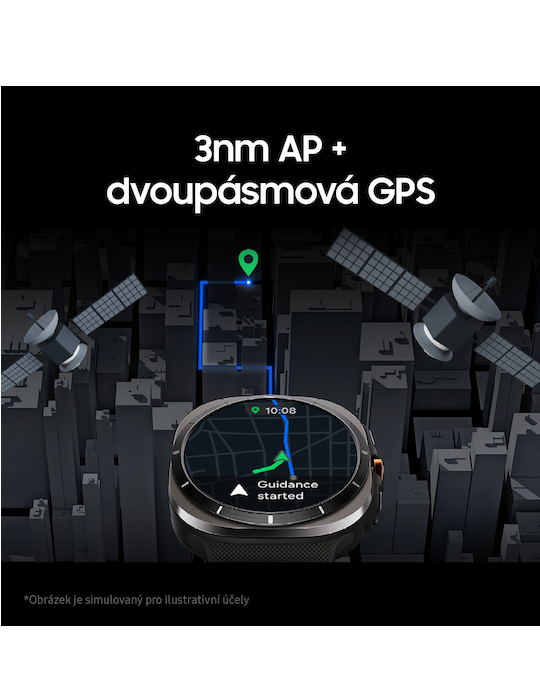 Hodinky Samsung Galaxy Watch Ultra 2025, stříbrná