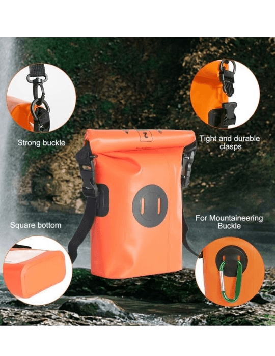 SWISSTEN Waterproof vodotěsné pouzdro 2 l, oranžová